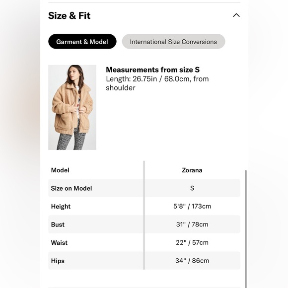 I. AM. GIA. Pixie Coat in color Carmel. - Picture 8 of 10